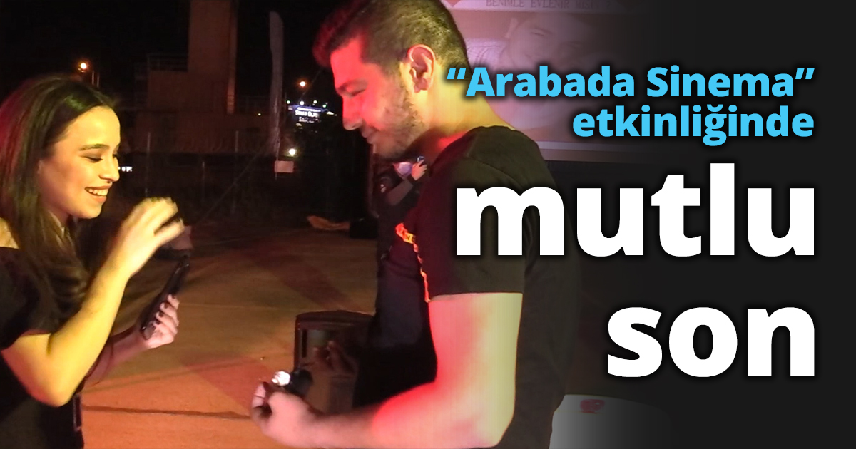 “Arabada Sinema” etkinliğinde mutlu son