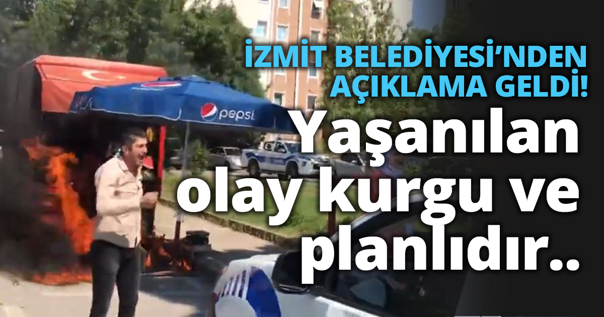İzmit Belediyesi’nden açıklama geldi! Yaşanılan olay kurgu ve planlıdır..