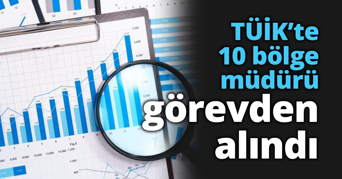TÜİK’te 10 bölge müdürü görevden alındı