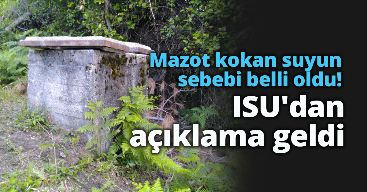 Suadiye'de mazot kokan suyun sebebi belli oldu! ISU'dan açıklama geldi