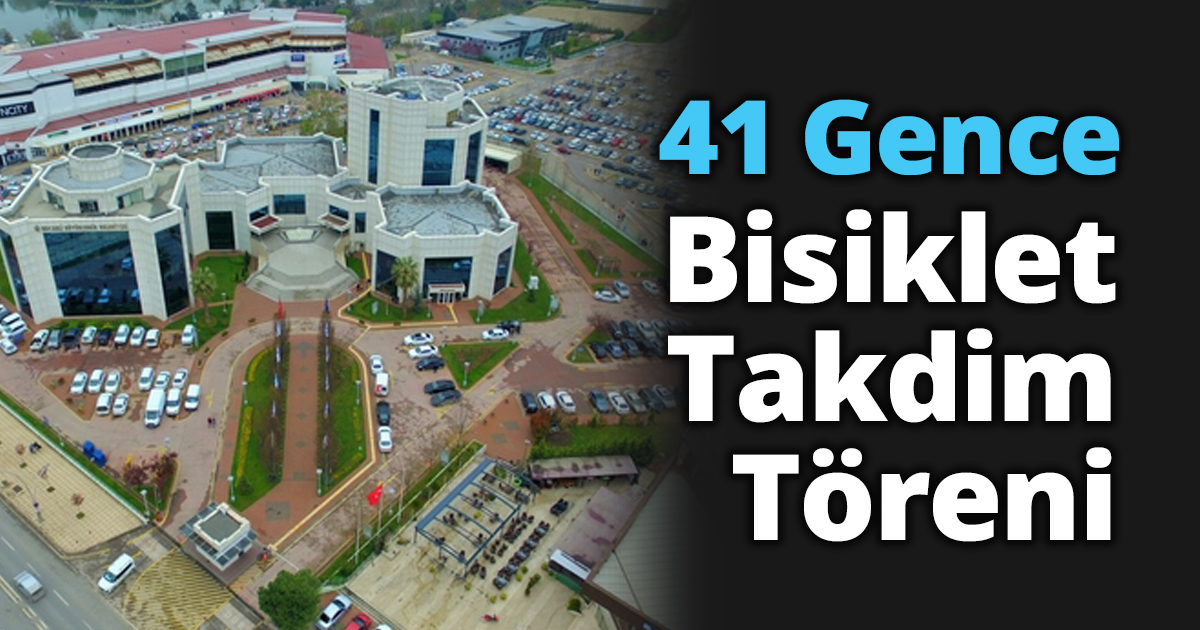 41 Gence Bisiklet Takdim Töreni