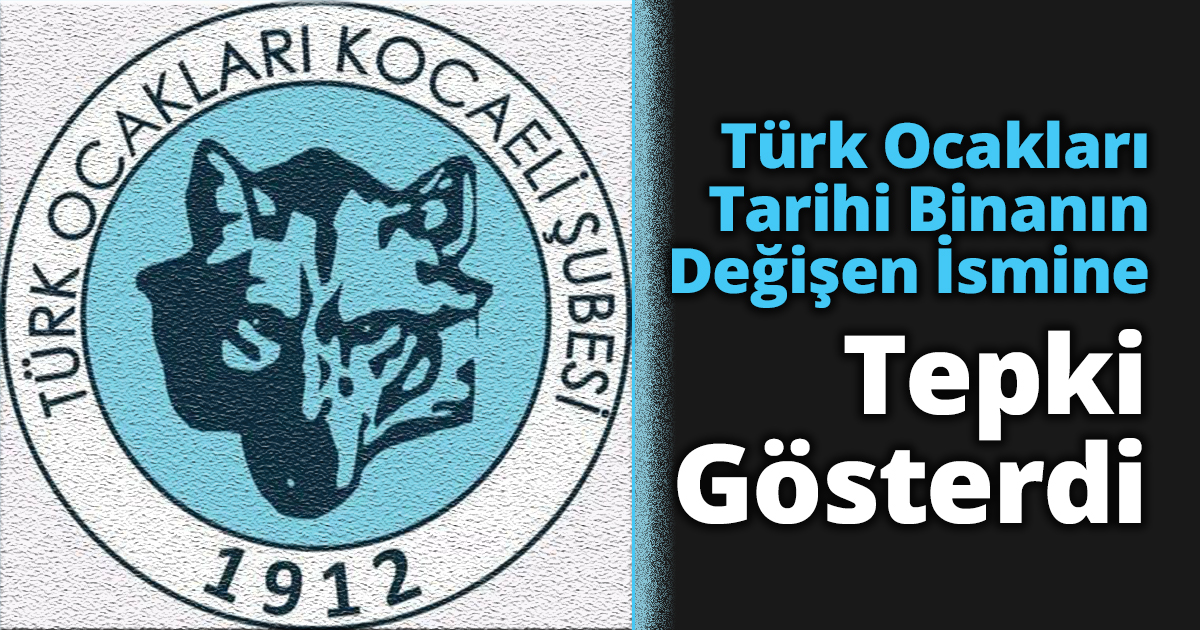 Türk Ocakları kocaeli şubesi basın açıklaması 