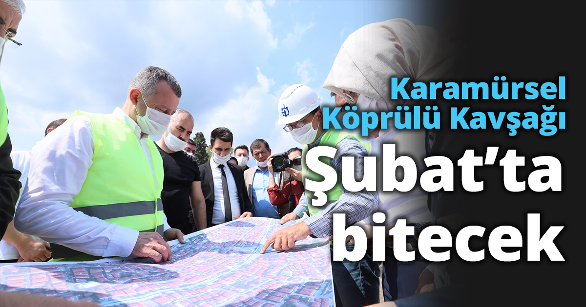Karamürsel Köprülü Kavşağı Şubat’ta bitecek