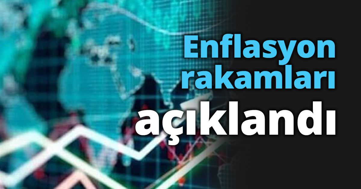 Enflasyon rakamları açıklandı