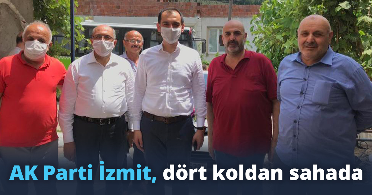 AK Parti İzmit, dört koldan sahada