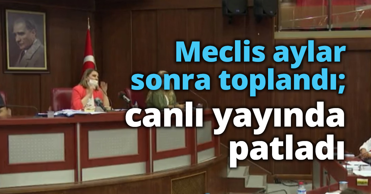 Meclis aylar sonra toplandı; canlı yayında patladı