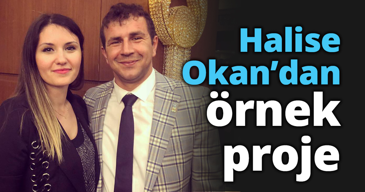 Halise Okan’dan örnek proje