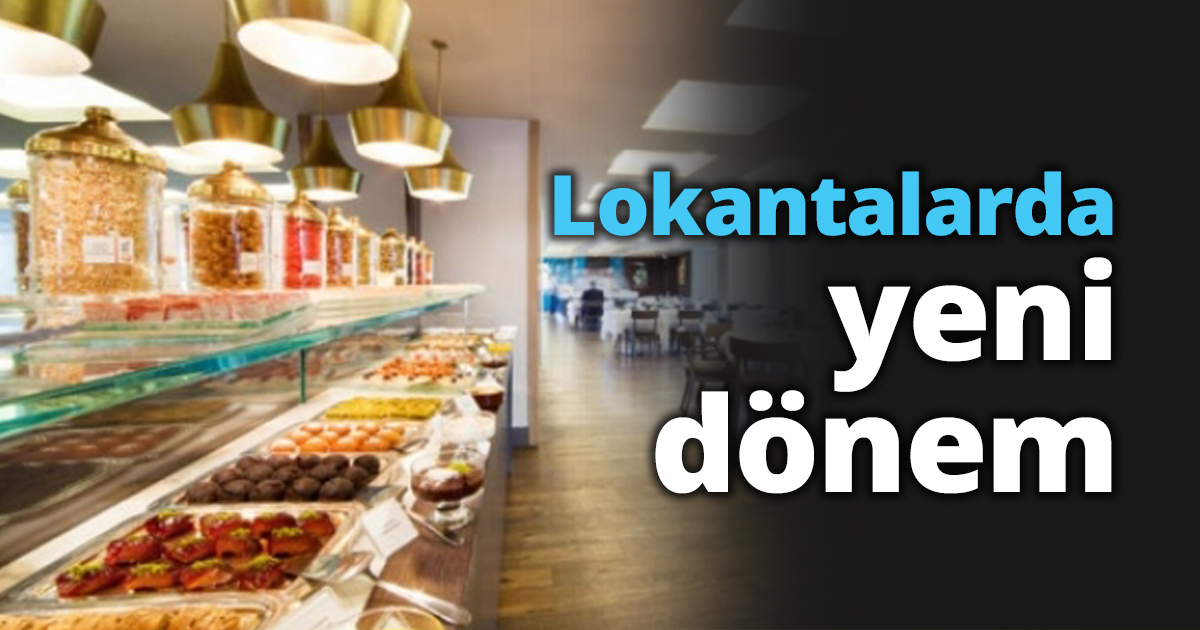 Lokantalarda yeni dönem