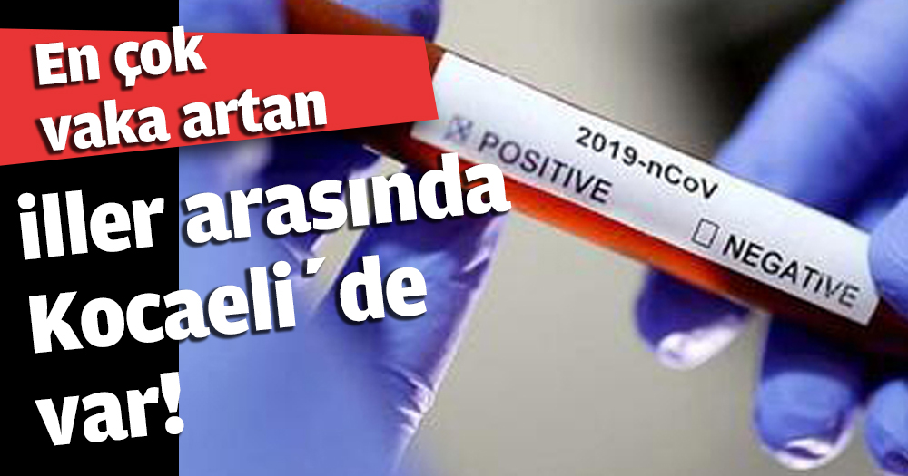 En çok vaka artan iller arasında Kocaeli’de var!