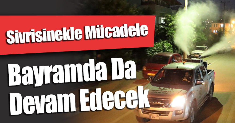 Sivrisinekle Mücadele Bayramda Da Devam Edecek
