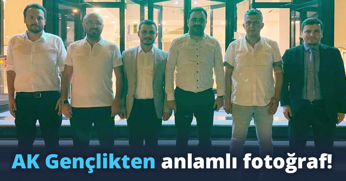 AK Gençlikten anlamlı fotoğraf!