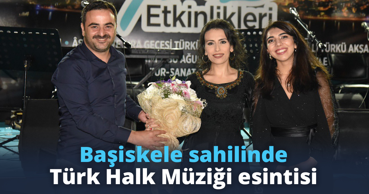 Başiskele sahilinde Türk Halk Müziği esintisi