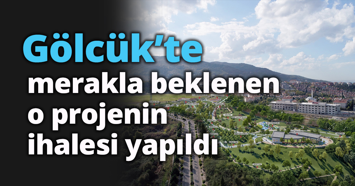  Gölcük’te merakla beklenen o projenin ihalesi yapıldı