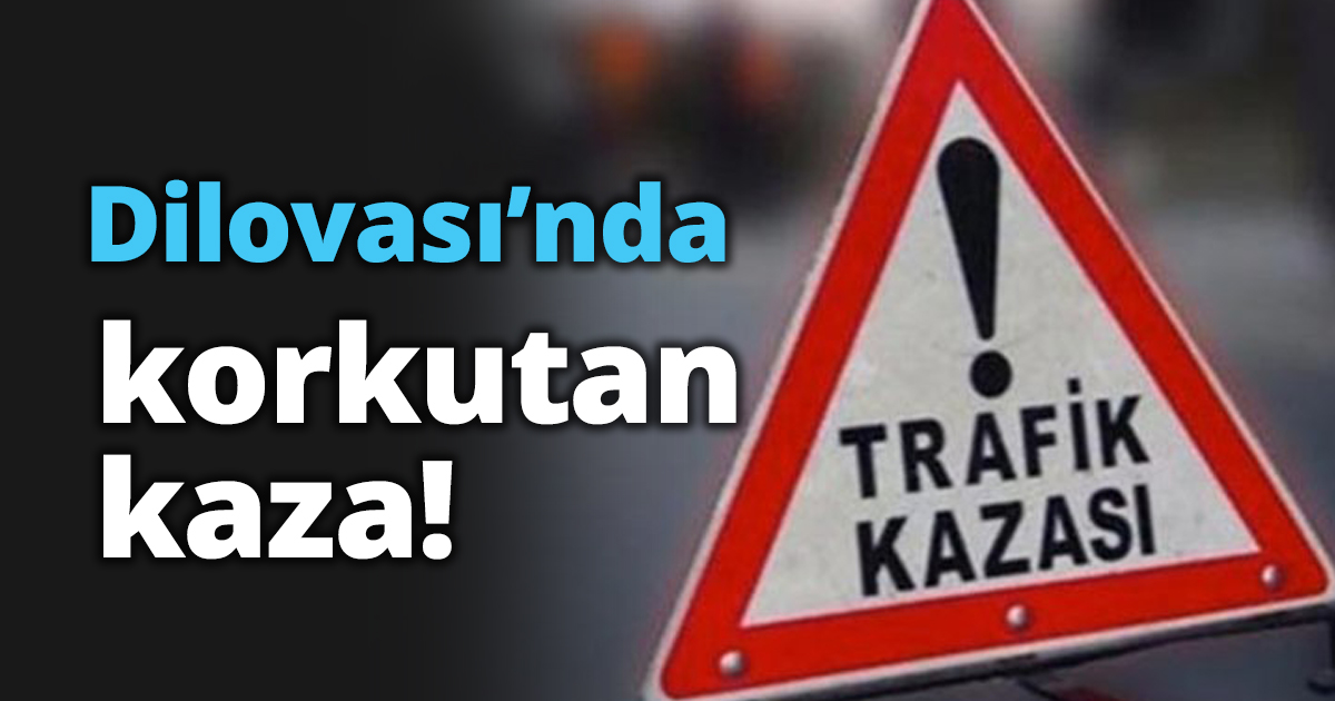 Dilovası’nda korkutan kaza!