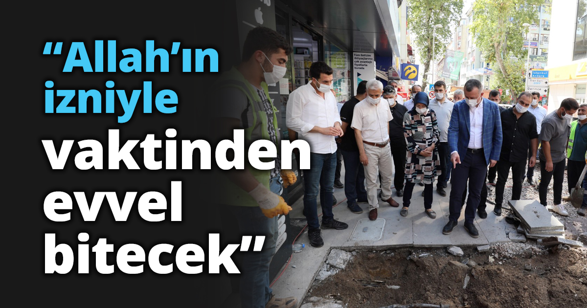 “Allah’ın izniyle vaktinden evvel bitecek”