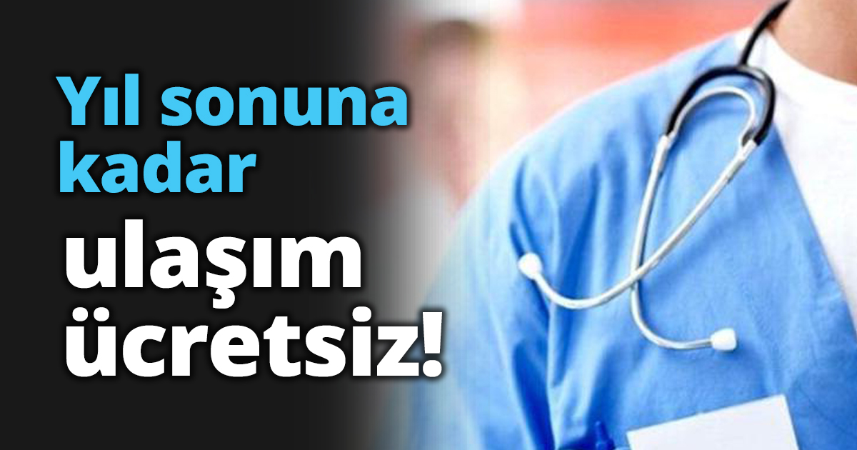 Yıl sonuna kadar ulaşım ücretsiz!