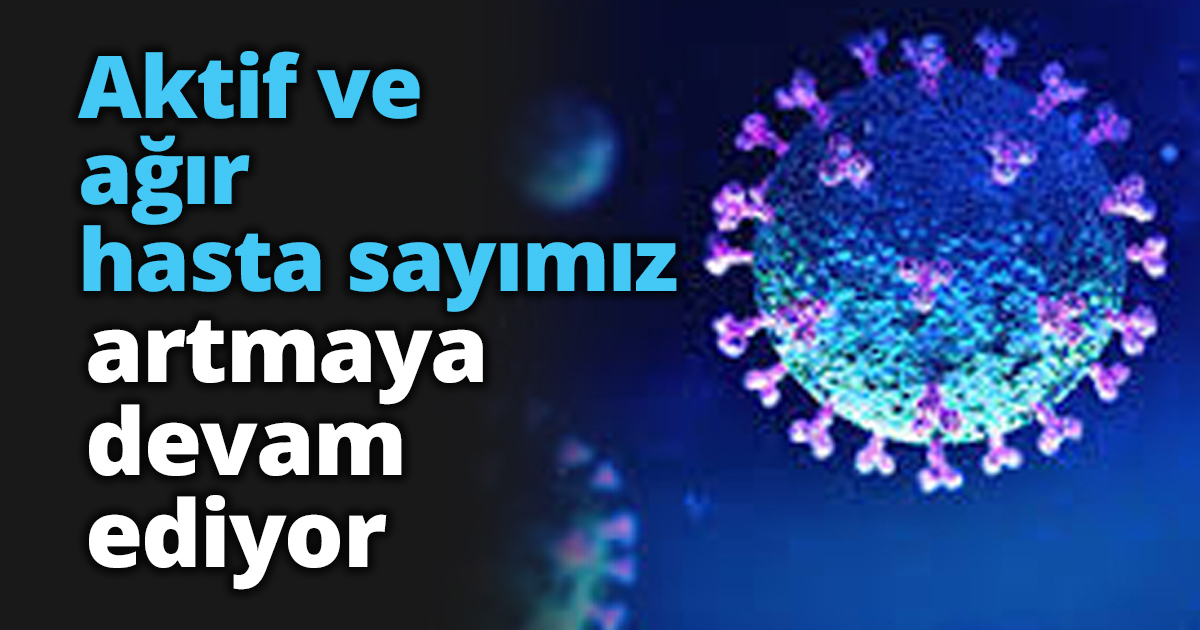 Aktif ve ağır hasta sayımız artmaya devam ediyor