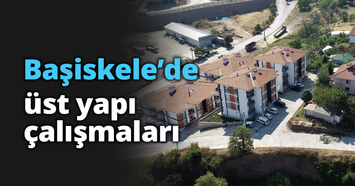 Başiskele’de üst yapı çalışmaları