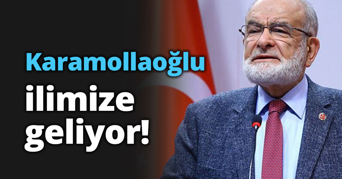 Karamollaoğlu ilimize geliyor!