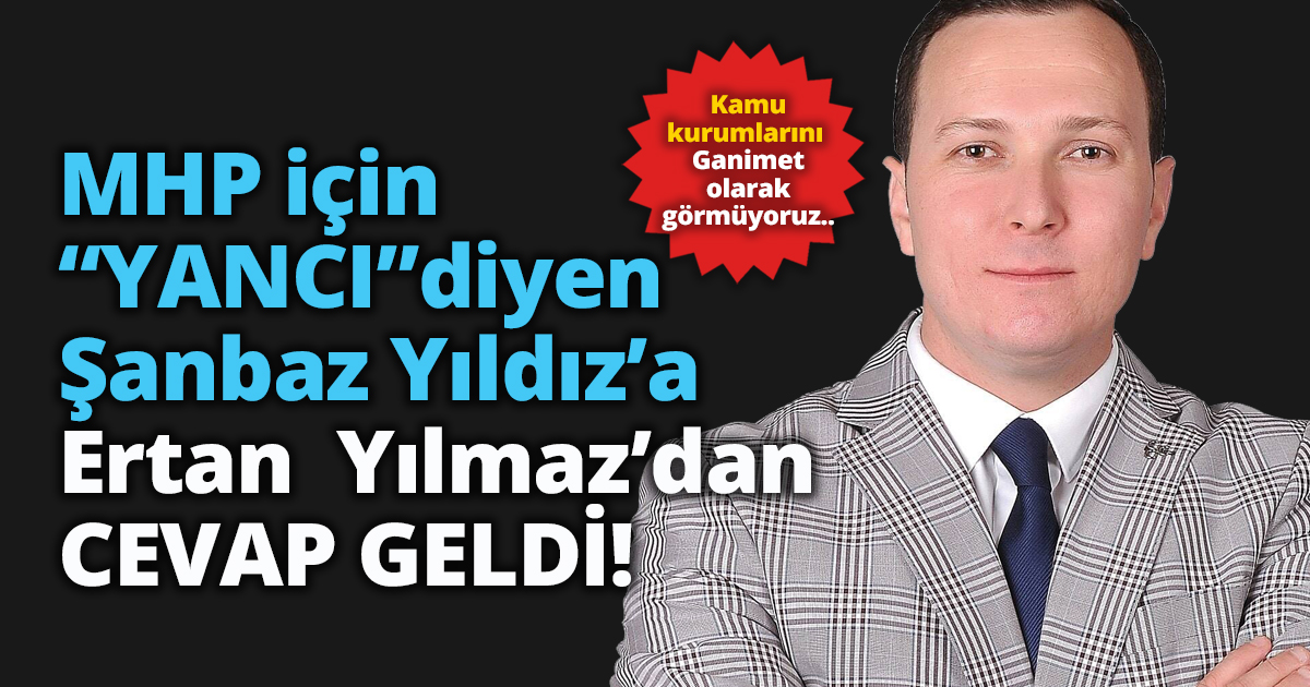 Kamu Kurumlarını Ganimet olarak görmüyoruz!
