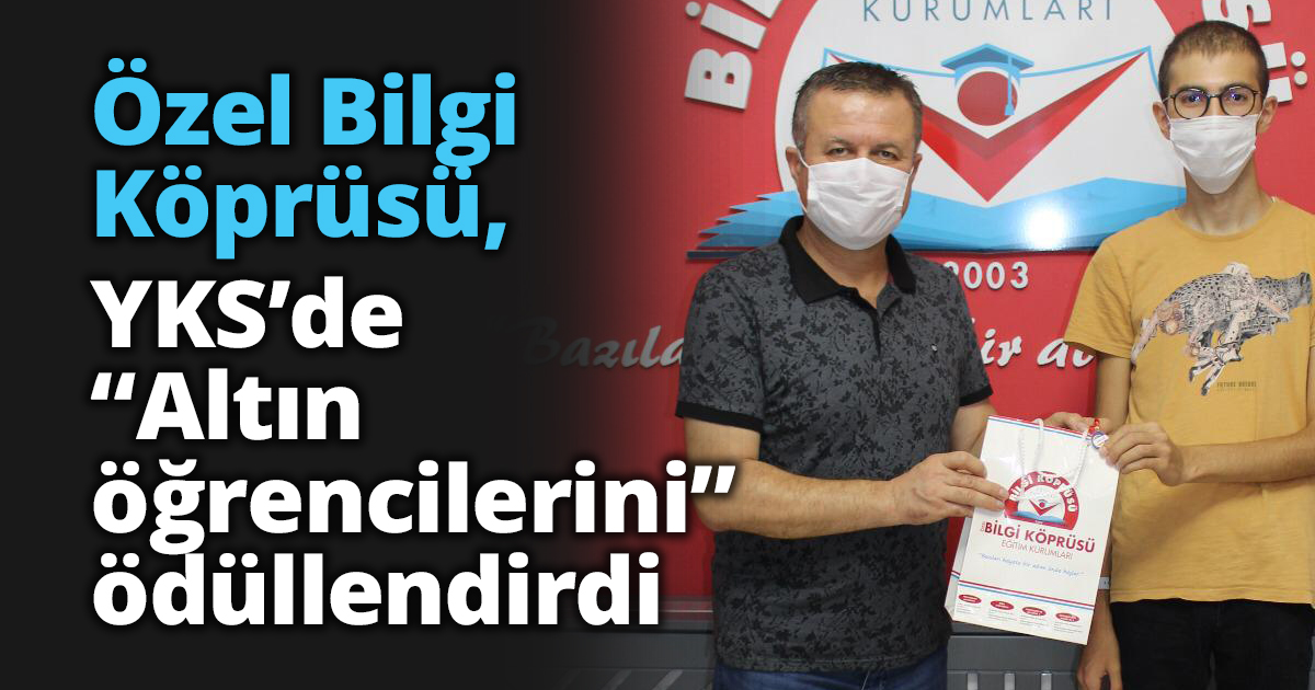 Özel Bilgi Köprüsü, YKS’de “Altın öğrencilerini” ödüllendirdi