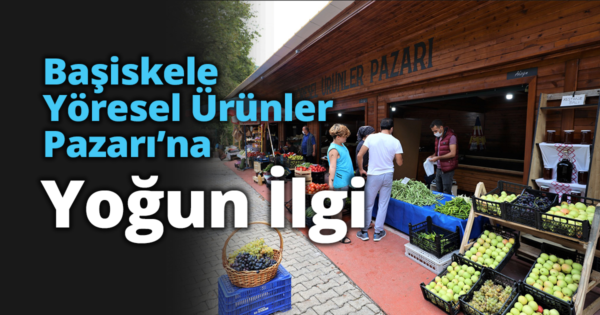 Başiskele Yöresel Ürünler Pazarı’na Yoğun İlgi   