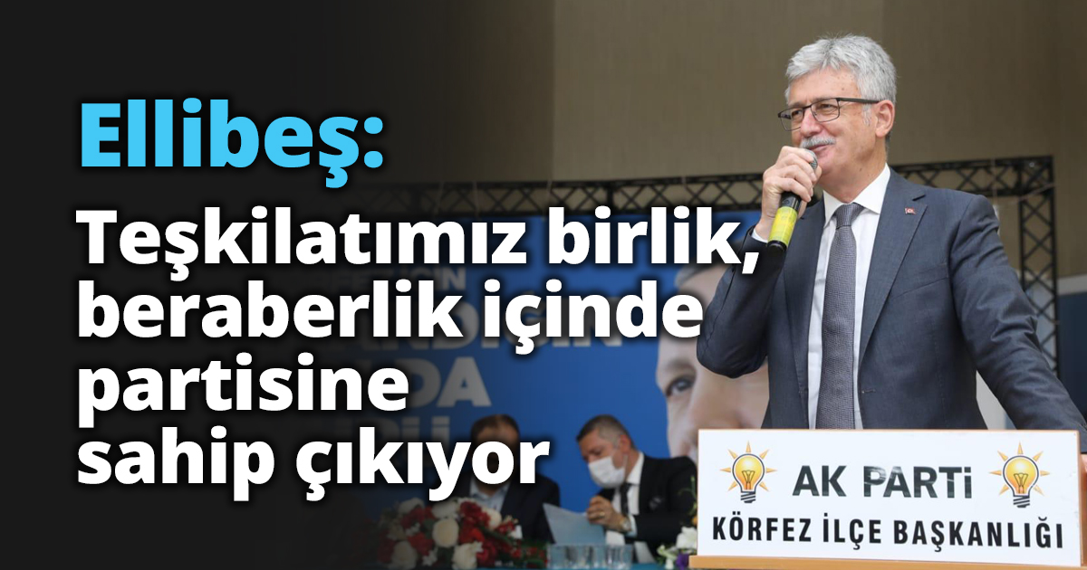 Ellibeş: Teşkilatımız birlik, beraberlik içinde partisine sahip çıkıyor