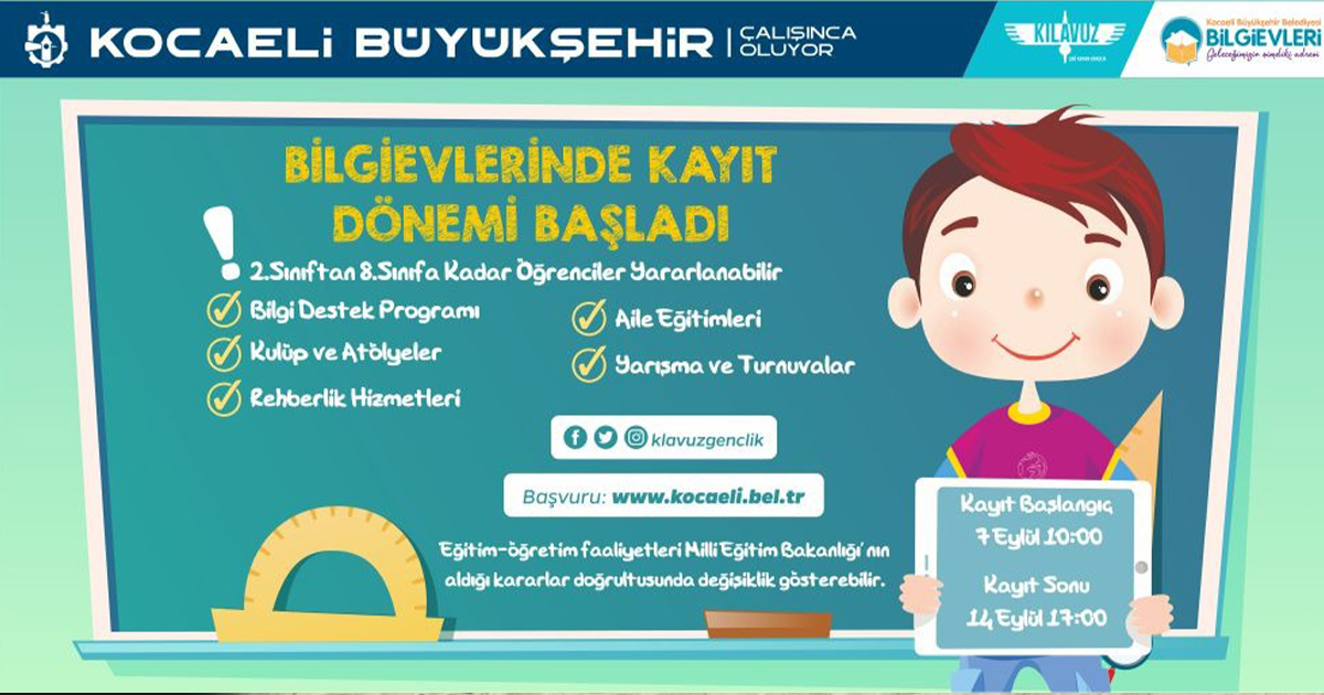 Bilgievleri’nde yeni dönem başlıyor