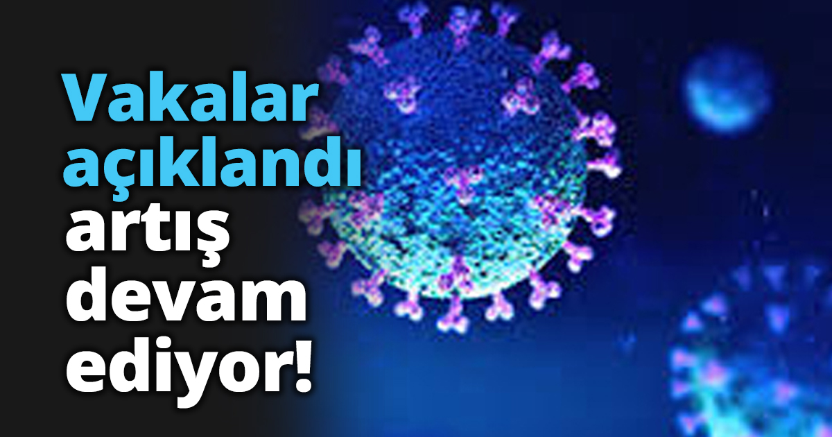 Vakalar açıklandı artış devam ediyor!