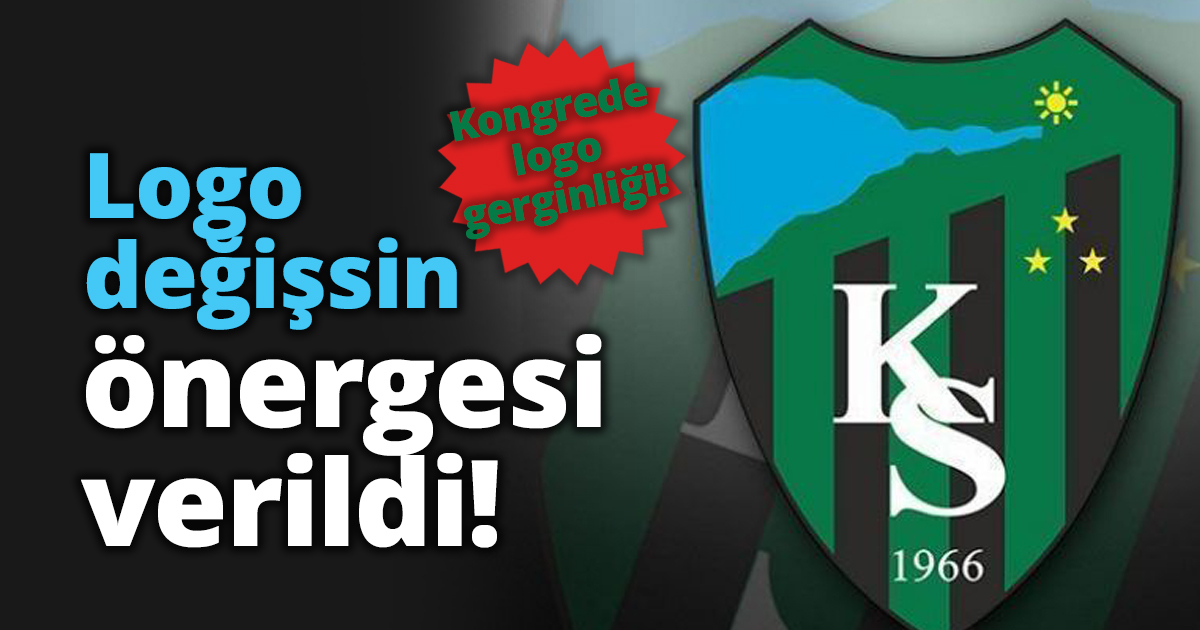 Logo değişsin önergesi verildi!