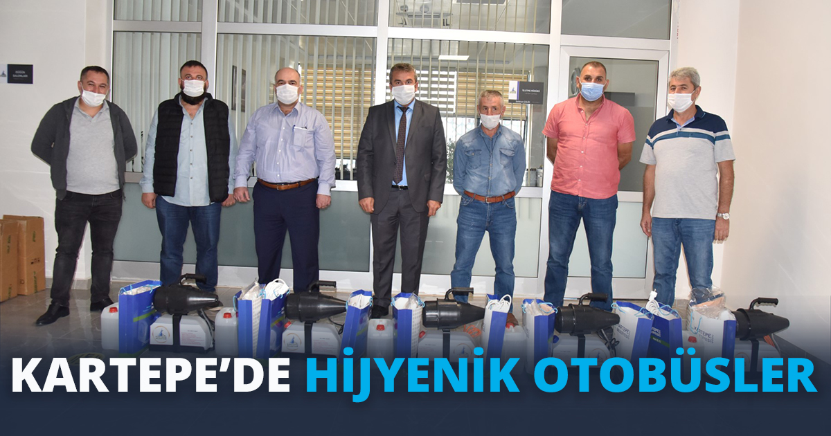 KARTEPE’DE HİJYENİK OTOBÜSLER