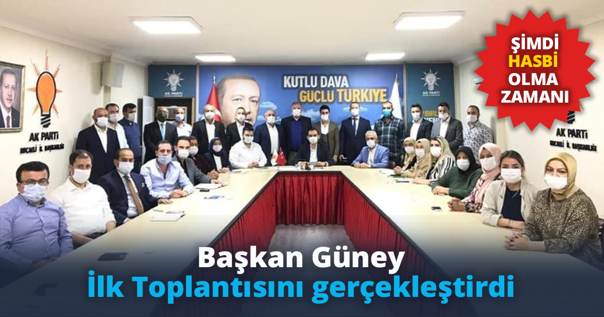 Başkan Güney İlk Toplantısını gerçekleştirdi