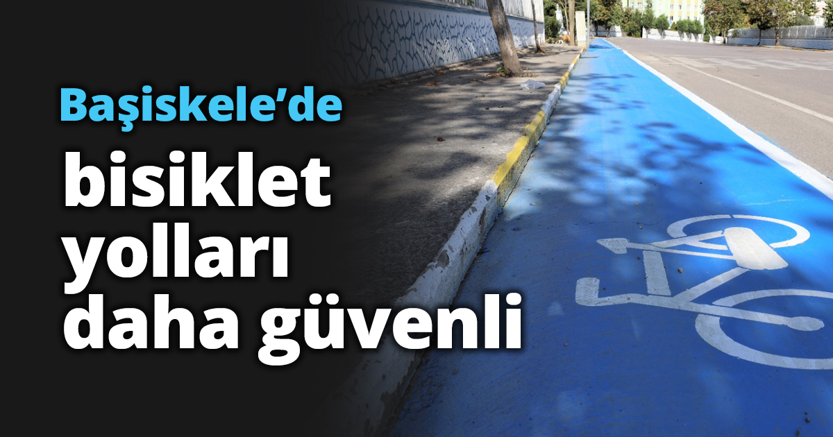 Başiskele’de bisiklet yolları daha güvenli