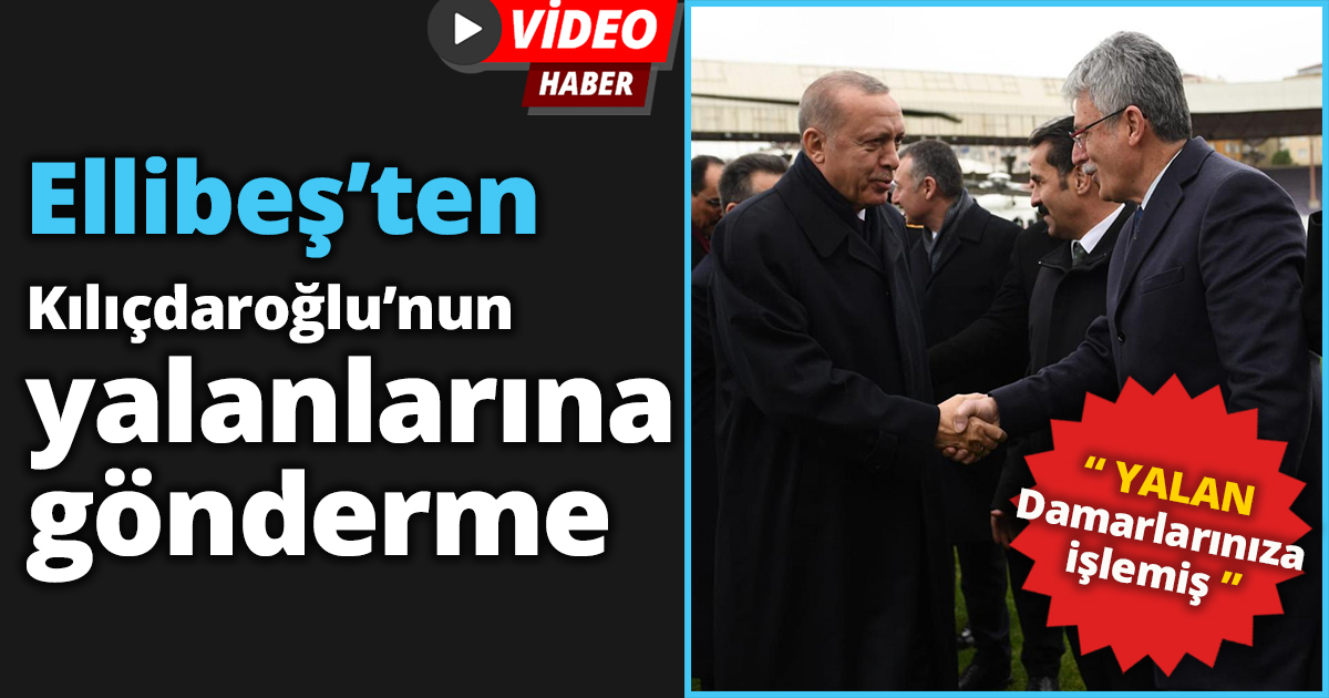 Başkan Ellibeş: “Yalan  damarlarınıza işlemiş”