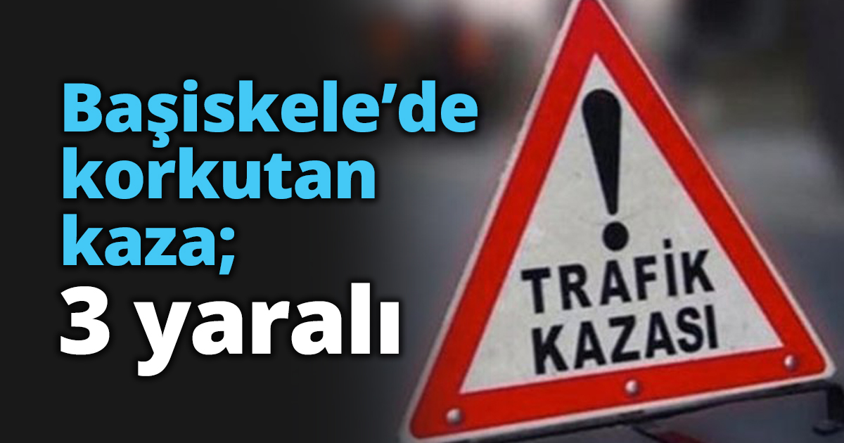 Başiskele’de korkutan kaza; 3 yaralı