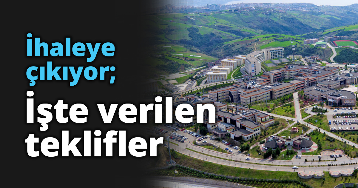 İhaleye çıkıyor; İşte verilen teklifler