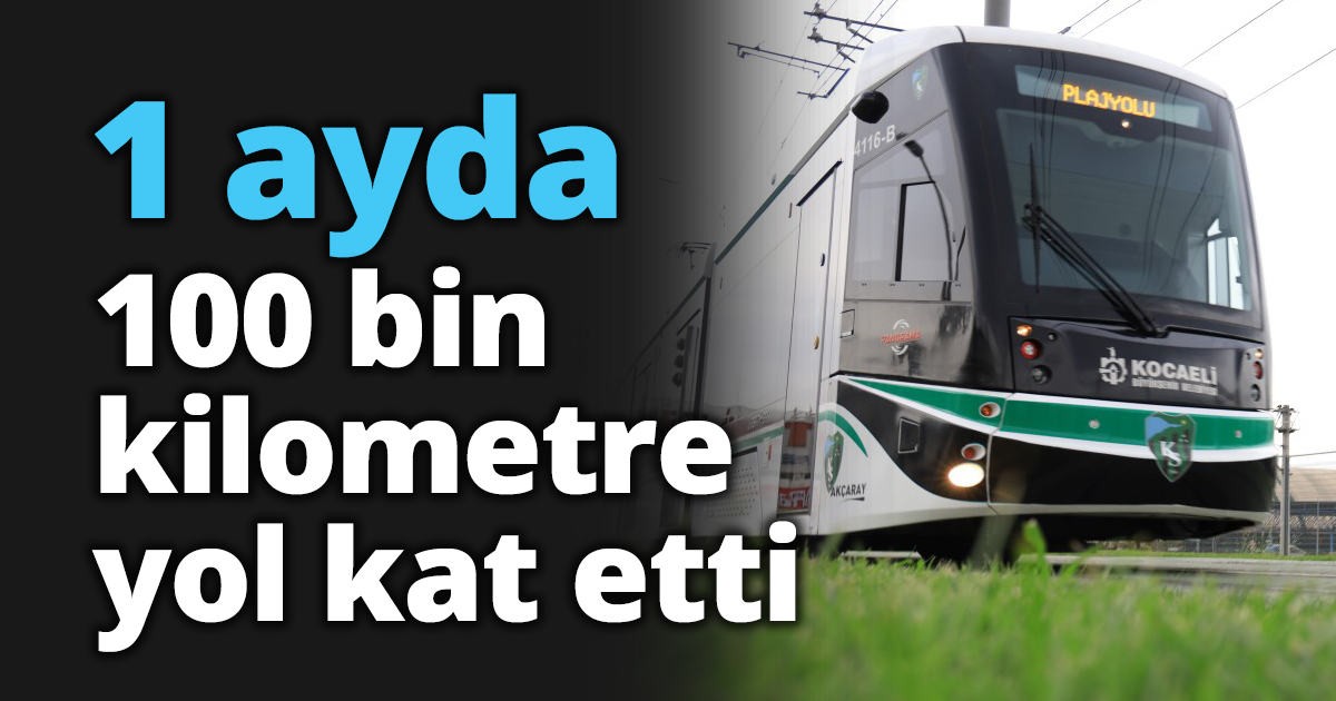 1 ayda 100 bin kilometre yol kat etti