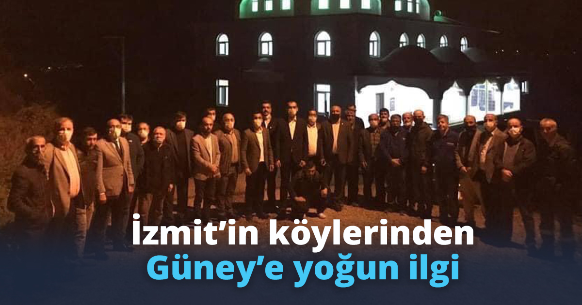 İzmit’in köylerinden Güney’e yoğun ilgi