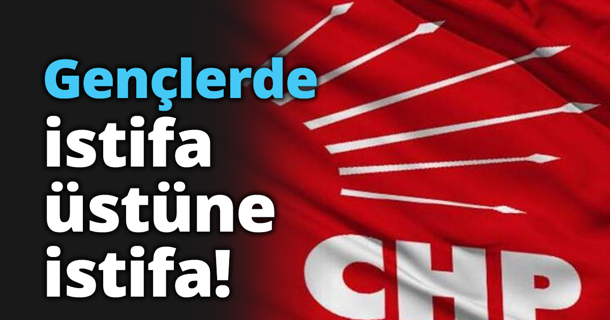 Gençlerde istifa üstüne istifa!