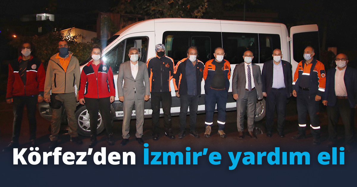 Körfez’den İzmir’e yardım eli