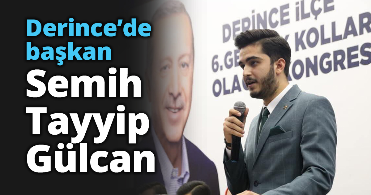 Derince’de başkan Semih Tayyip Gülcan
