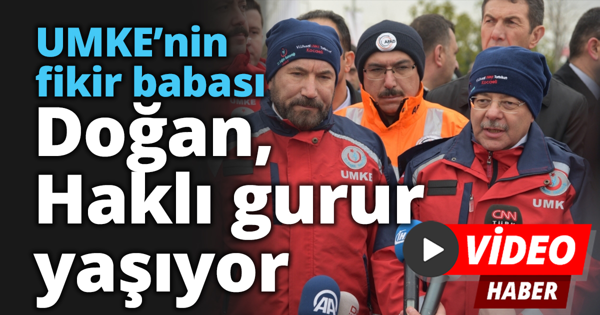 UMKE’nin Fikir Babası Nevzat Doğan, Haklı Gurur yaşıyor..