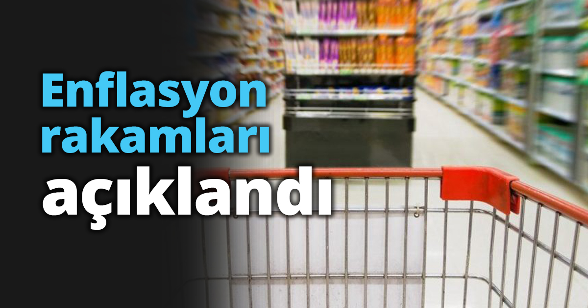 Enflasyon rakamları açıklandı