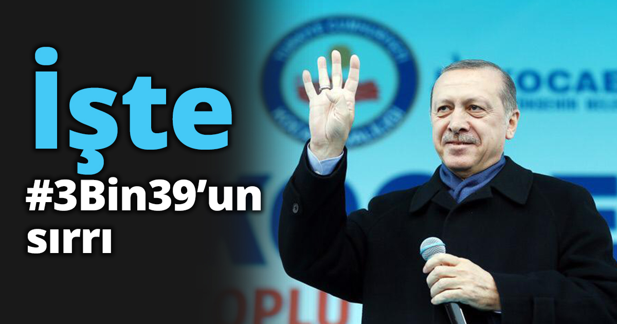 İşte #3Bin39’un sırrı