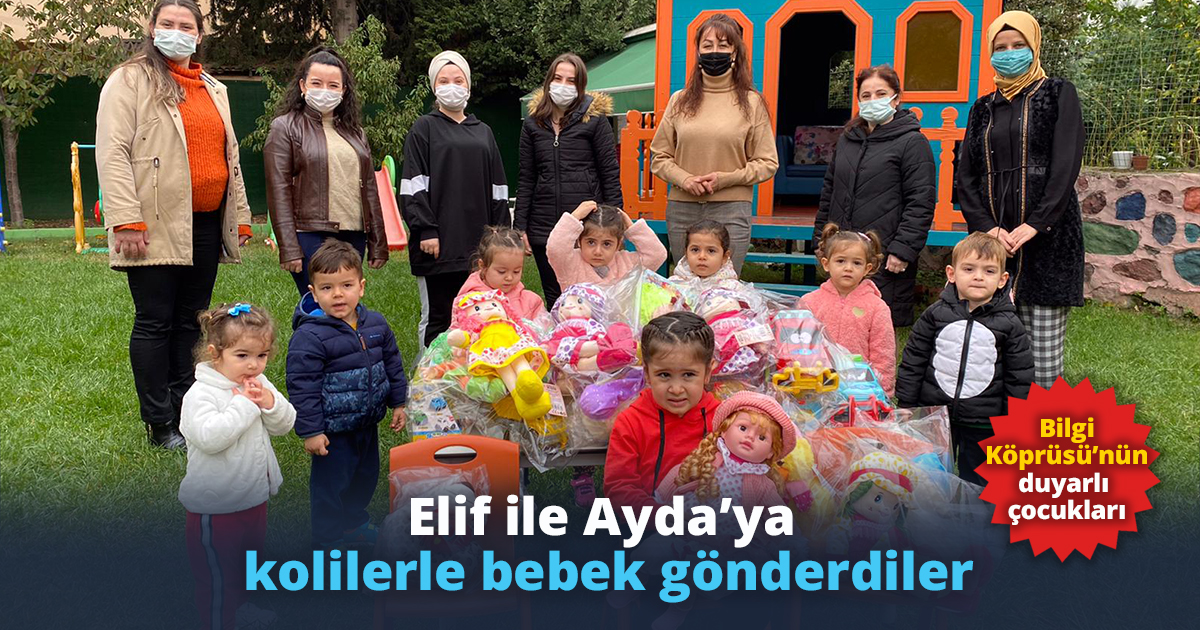 Elif ile Ayda’ya kolilerle bebek gönderdiler