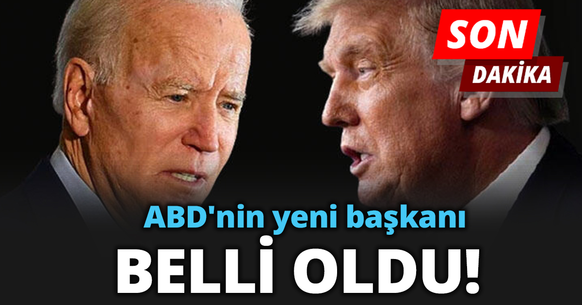 ABD'nin yeni başkanı belli oldu
