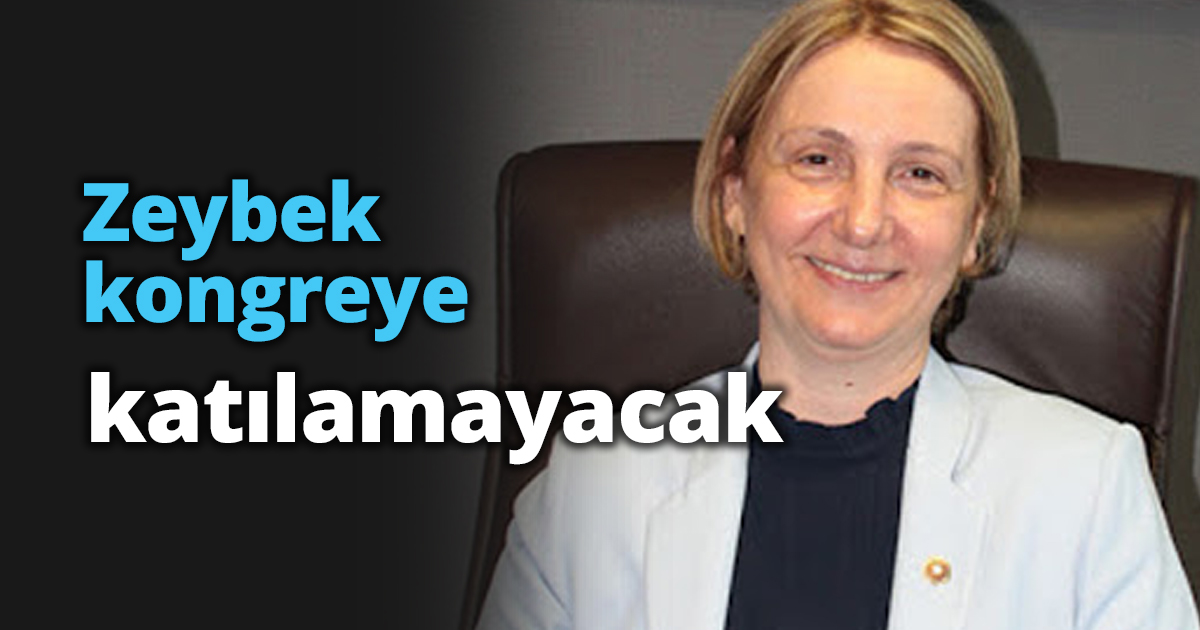 Zeybek kongreye katılamayacak