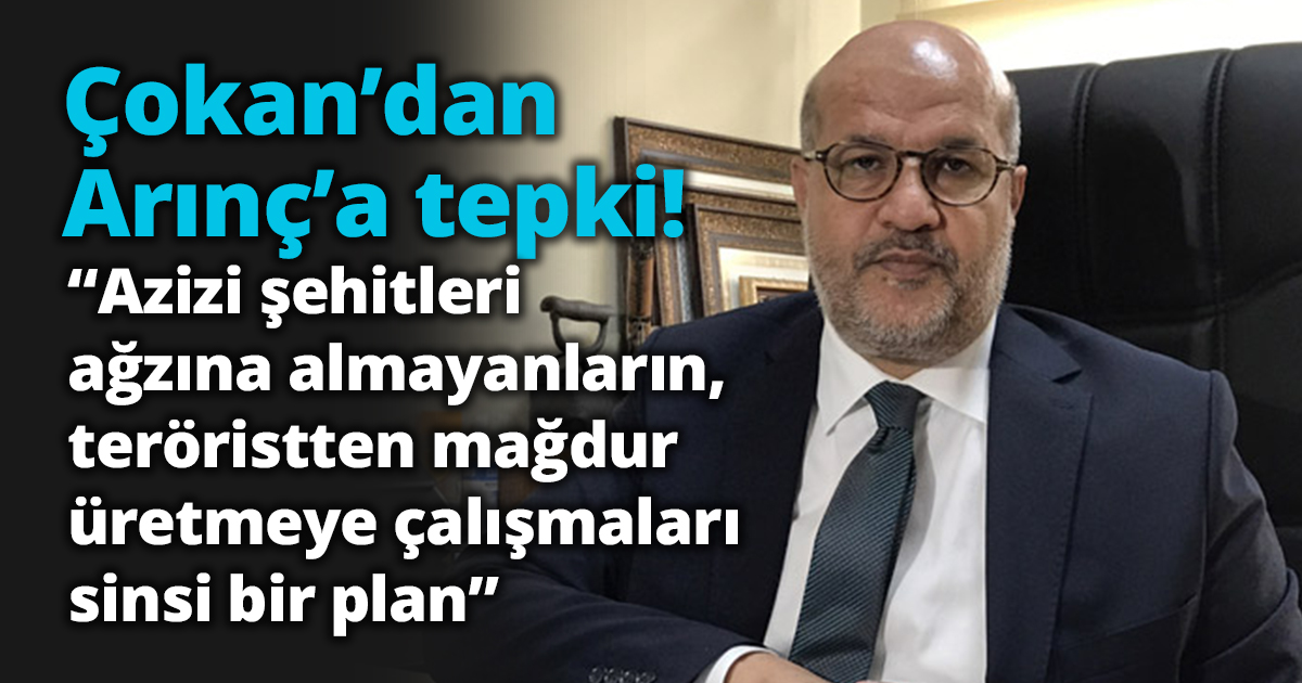 Halit Çokan’dan Arınç’a tepki!