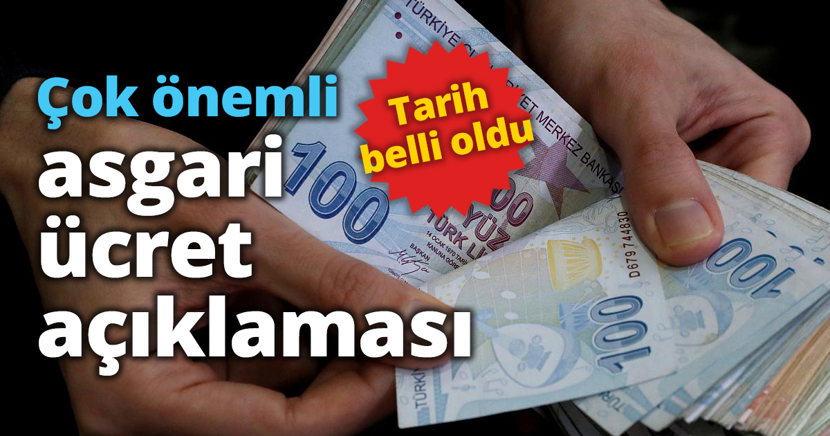 Çok önemli asgari ücret açıklaması