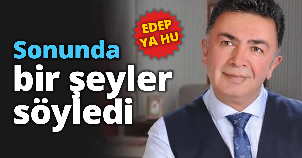 Sonunda bir şeyler söyledi